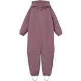 Pink Soft Shell Overalls Name It Alfa Softshell Suit - Wistful Mauve (13165364)