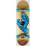 Brown Skateboards Santa Cruz Screaming Hand 8.25" Complete blue brown/blue