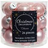 Decoris Kaemingk 25mm Blush Mini Baubles Pink Christmas Tree Ornament