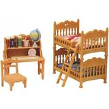 Doll-house Furniture - Fabric Dolls & Doll Houses Sylvanian Families Children's Bedroom Set