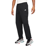 Cargo Trousers Nike Club Woven Cargo Trousers Men's - Black/White