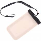 Black Pouches Oypla Universal waterproof phone pouch case dry bag with lanyard