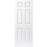 Wickes Lincoln White Grained Moulded Interior Door Clear Glass (x)