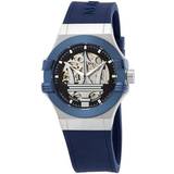 Automatic Wrist Watches Maserati POTENZA Blue Watch, Blue, Men