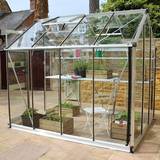 Halls Greenhouses Halls Cotswold Burford Small Greenhouse with Toughened