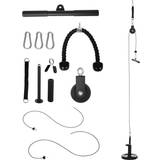 Strength Training Machines on sale Sportnow Pulley System Cable Machine Attachments for Gym Lat Pull Down Black