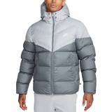 Nike Grey - Men Jackets Nike Windrunner Primaloft Men's Storm-FIT Hooded Puffer Jacket - Light Smoke Grey/Smoke Grey/Sail