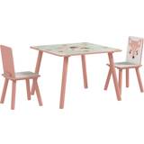 ZONEKIZ Kids Table & Chairs Set 3pcs