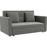 Cottons Furniture Homcom Convertible Light Grey Sofa 152cm 2 Seater
