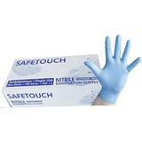 Blue Work Gloves Nitrile Powder Free Blue Disposable Gloves Safetouch pack of