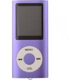 Music player mp3 player Keshen 1.8 Inch Screen MP4 Video Radio Music Movie Player SD/TF Card MP4 Player purple_1.8 inches