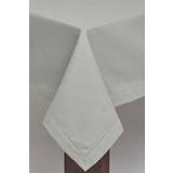 Tablecloths Homescapes Plain Cotton 228cm Tablecloth Grey