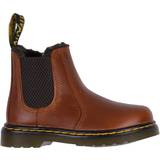 Dr. Martens Junior 2976 Faux Fur Lined Chelsea Boots - Light Brown