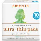 Moisturizing Menstrual Protection Emerita Ultra-Thin Pads for Daytime 10 Pads