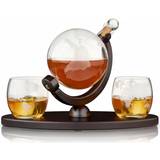 Whiskey Carafes Viski Globe Decanter & Tumblers Decanter Whiskey Carafe