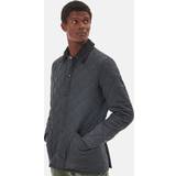 Grey - Men - Shell Jackets Barbour Heritage Liddesdale Quilted Jacket Charcoal Grey