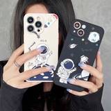 Shein Soft Anti-fall Color Paint Edged Case for iPhone/Huawei/Samsung/Xiaomi 2pcs