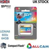 Silicon Power compact flash 64 gb udma6 memory card up to 90mb/s, speed 600x