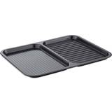Black Serving Platters & Trays Tower T943005HG99 Precision Plus Divided Crisper Serving Tray