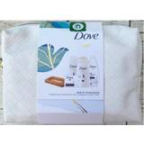 Dove Bar Soaps Dove Gently Nourishing Essentials Washbag with Bamboo Soap Tray X2