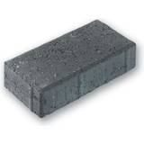 Paving Stones Bradstone Driveway Charcoal Block Paving L200mm W100mm T50mm, Pack Of 488