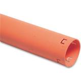 Mega Abschlussrohr PVC-U 80 mm Klick Muffe Rot 1m