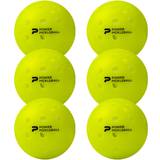 Pickleball Diadem Premier Power Pickleballs 6-Pack, Green/Yellow