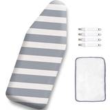 SheeChung 12.5 x 30 inch mini ironing board cover with iron cover and extra thick pad,r