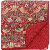 Florals Bedspreads William Morris Strawberry Thief Bedspread Red (265x260cm)