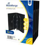 MediaRange DVD Optical Storage MediaRange BOX35-8 DVD-Leerhülle für 8 Discs, 27mm, schwarz, 3er Pack