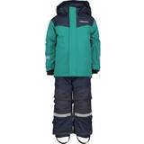 PFC-FREE impregnation Winter Sets Children's Clothing Didriksons Kid's Skare Set - Petrol Green (504342-H07)
