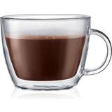 Glass Cups Bodum Bistro Double Wall Coffee Cup 45cl 2pcs