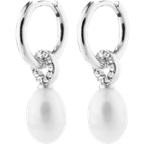 Pilgrim Baker Earrings - Silver/Pearls