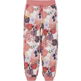 Florals - Sweatshirt pants Trousers Polarn O. Pyret Print Joggers - Pink