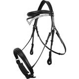 X-Full Bridles John Whitaker Lynton Leather Snaffle Bridle With Spare Browband
