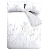 Bed Linen on sale Catherine Lansfield Meadowsweet Duvet Cover Grey, White (200x135cm)