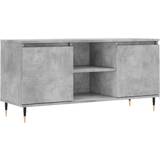 vidaXL 104x35x50cm Concrete Grey TV Bench 104x50cm