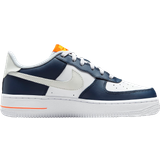 Nike Air Force 1 LV8 GS - Midnight Navy/Blue Tint/Safety Orange/White