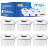 Brita maxtra 6 pack Everspring Replacement for Brita Maxtra+ Water Filter Kitchenware 6pcs