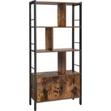 Vasagle Bookcase Rustic Brown/Black Book Shelf 154.5cm