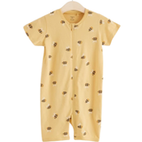 Yellow Night Garments Lindex Baby Pyjamas with Bumblebees - Light Dusty Yellow