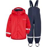 Polyurethane Rain Sets Children's Clothing Didriksons Kid's Slaskeman Set - Flag Red (504536-305)