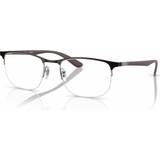 Beige Glasses Ray-Ban RX6513 3162 Brown On Gunmetal