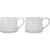 Stoneware Cups & Mugs Mikasa Farmhouse Set 2 Heart Mug 2pcs