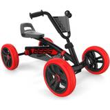 BERG Pedal Kart Buzzy Red/Black Pedal Go Kart, Ride On Toys for Boys and Girls, Go Kart, Outdoor Toys, Beats Every Tricycle, Adaptable to Body Length, Go Cart for Ages 2-5 Years