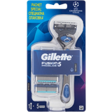 Gillette Fusion 5 Proglide Razor Scraper & 5 Razor Blades