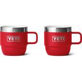 Stainless Steel Espresso Cups Yeti Rambler 6 oz Stackable Espresso Cup 17.7cl 2pcs