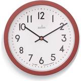 Red Clocks Acctim Elstow Kitchen Retro Style Wall Clock