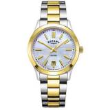 Rotary Wrist Watches Rotary oxford 30mm mother-of-pearl two-tone