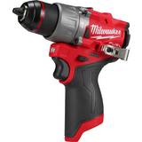Milwaukee Battery Hammer Drills Milwaukee M12FPD20X 12V Fuel Brushless Combi Drill with Case